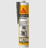 Sellador resistente a temperaturas hasta los 1000ºC, SikaSeal®-403 Heat Cement de Sika. Negro